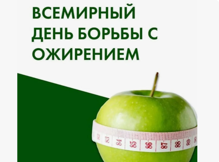 Всемирный день борьбы с ожирением.